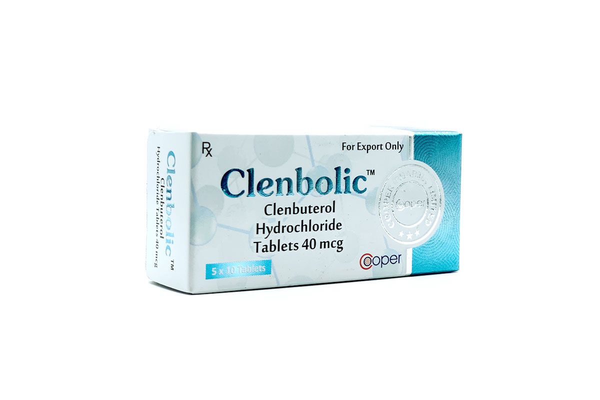 Clenbolic Clenbuterol 40 mcg 50 comp Cooper Pharma