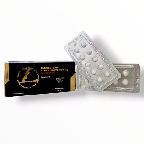 Clenbuterol Caja 50 Tab - 40mcg x Pastilla Landerlan